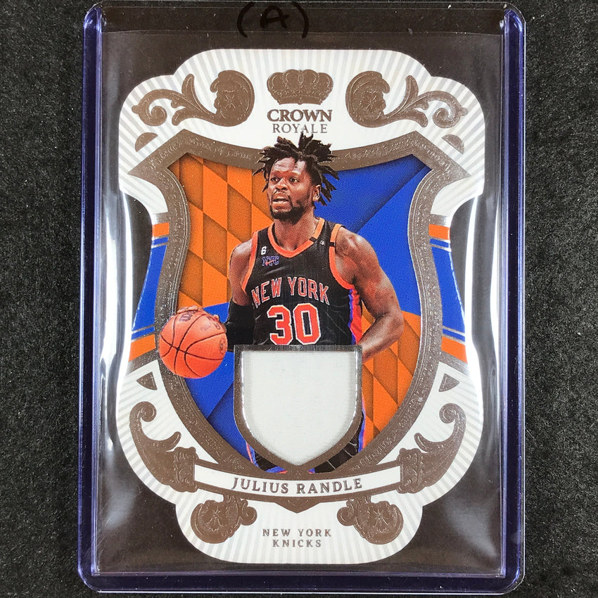 2023-24 Crown Royale JULIUS RANDLE Coat of Arms Jersey Relic #RAN (A)