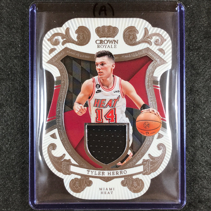 2023-24 Crown Royale TYLER HERRO Coat of Arms Jersey Relic No. HER (A)