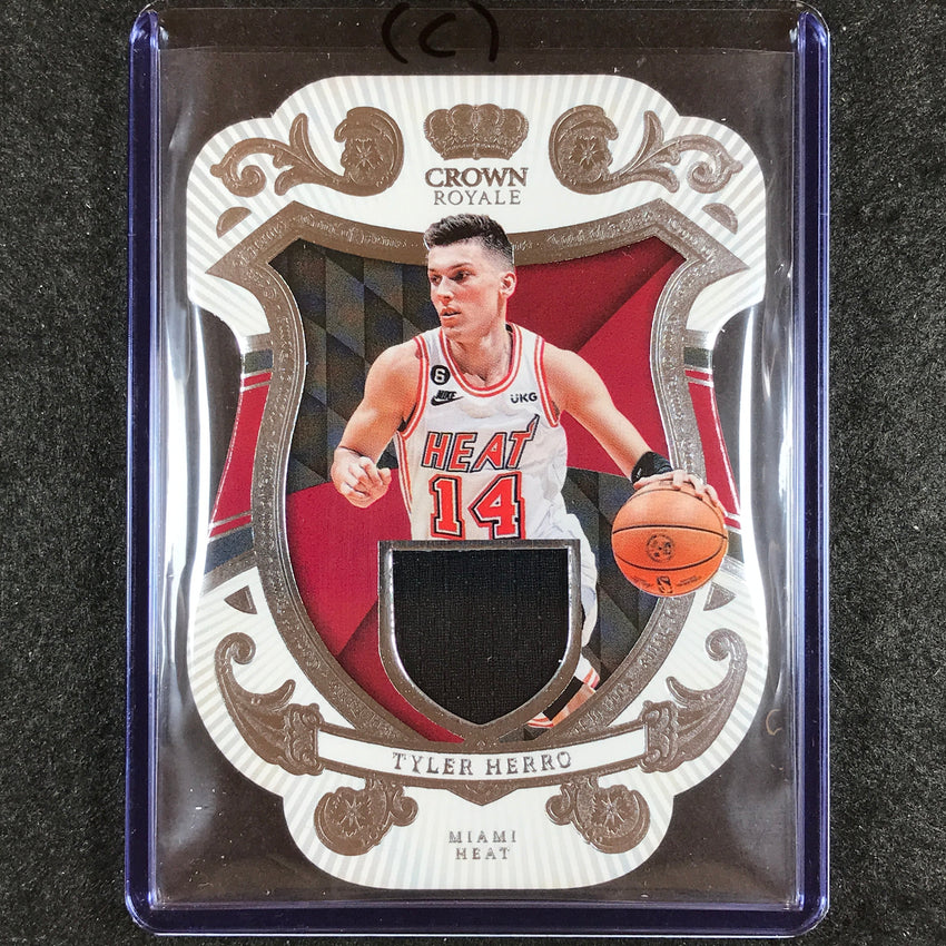 2023-24 Crown Royale TYLER HERRO Coat of Arms Jersey Relic #HER (C)
