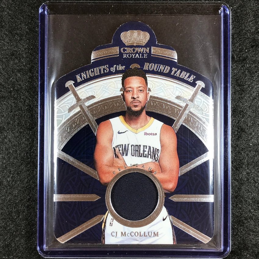 2023-24 Crown Royale CJ MCCOLLUM Knights of the Round Table Jersey Relic #CJM