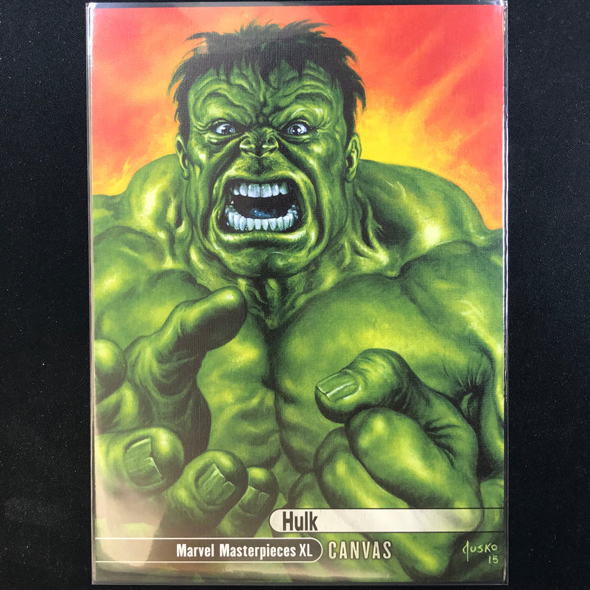 2024 Marvel Masterpieces XL HULK Canvas High Series #93