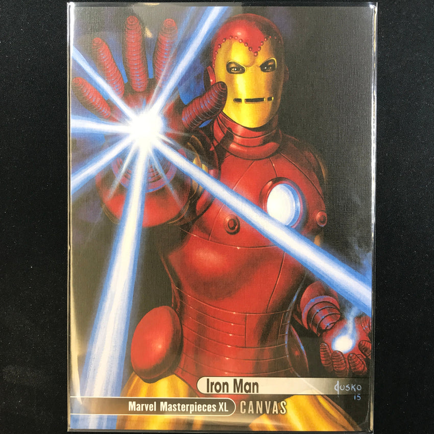 2024 Marvel Masterpieces XL IRON MAN Canvas High Series #96