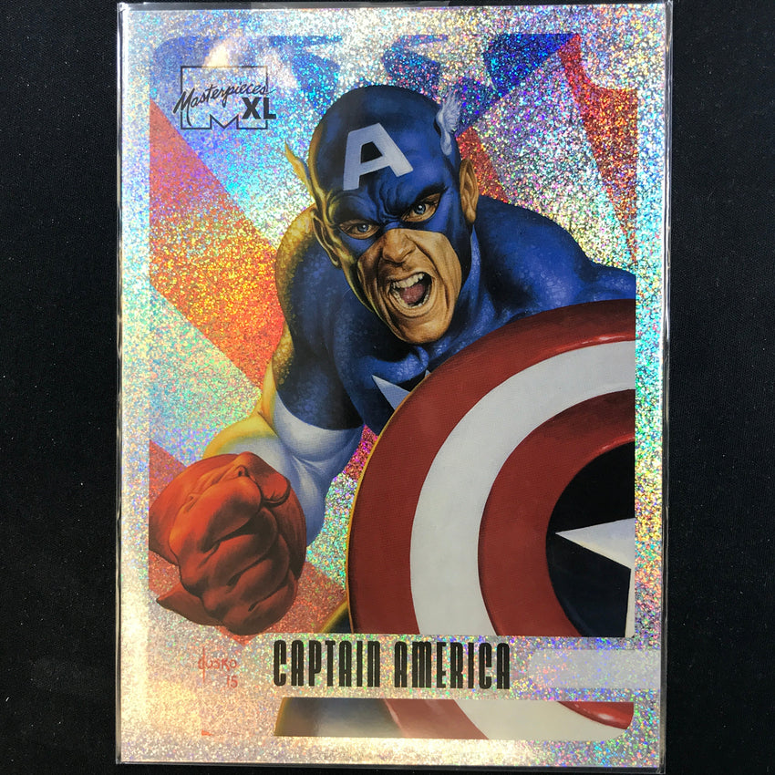 2024 Marvel Masterpieces XL CAPTAIN AMERICA Limited Edition Holofoil 17 OF 17