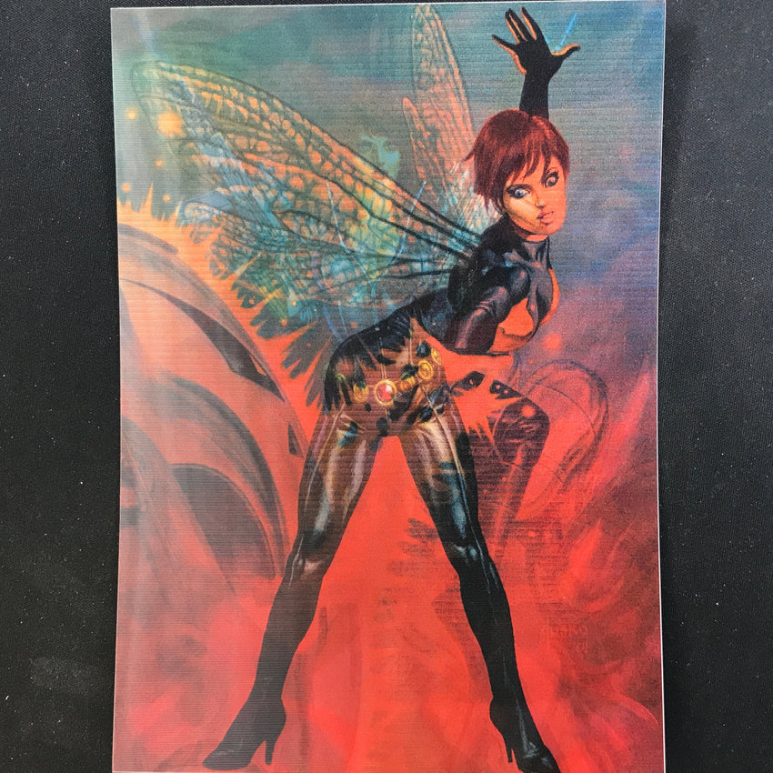 2024 Marvel Masterpieces XL BLACK WIDOW WASP SCARLET WITCH MEDUSA Mirage 6 OF 9