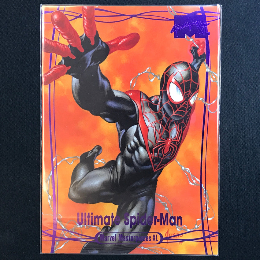 2024 Marvel Masterpieces XL ULTIMATE SPIDER-MAN Level 1 Epic Purple 182/199 #1