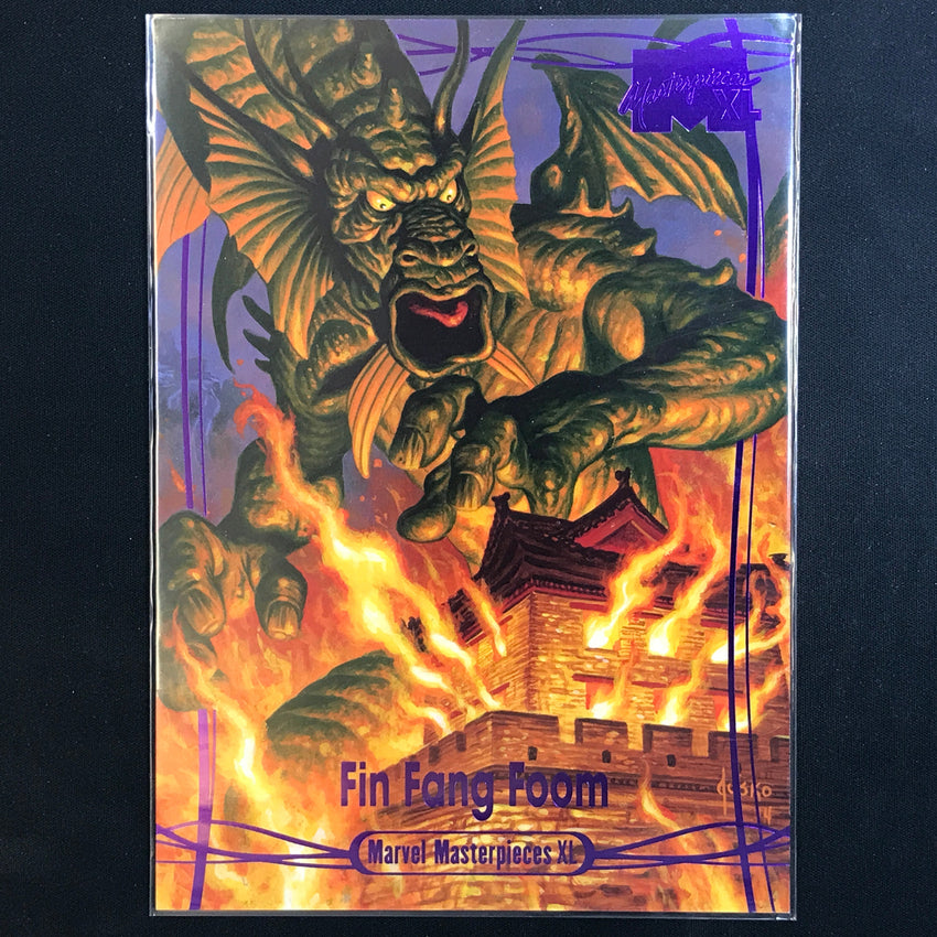 2024 Marvel Masterpieces XL FIN FANG FOOM Level 1 Epic Purple 148/199 #3