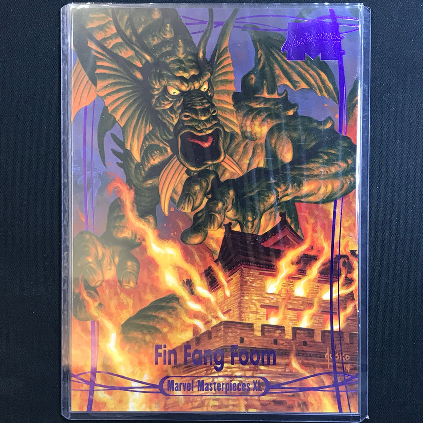 2024 Marvel Masterpieces XL FIN FANG FOOM Level 1 Epic Purple 52/199 #3