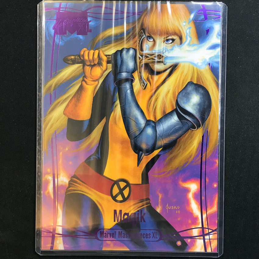 2024 Marvel Masterpieces XL MAGIK Level 1 Epic Purple 85/199 #5