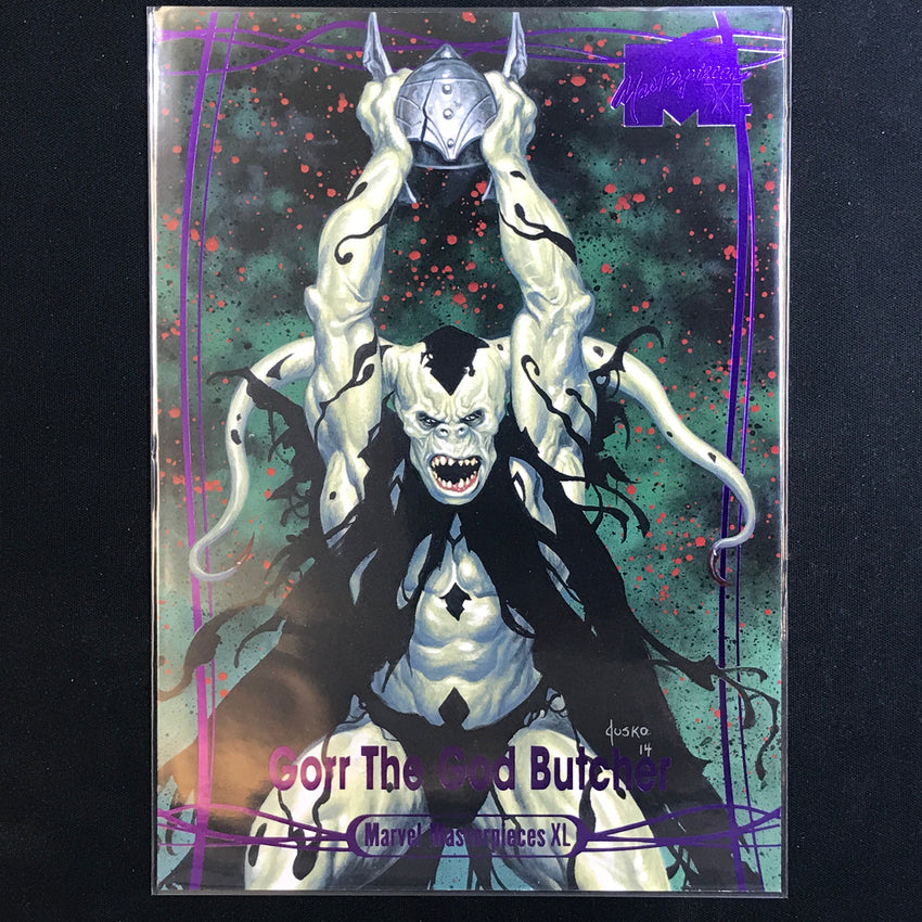 2024 Marvel Masterpieces XL GORR THE GOD BUTCHER Level 1 Epic Purple 30/199 #6