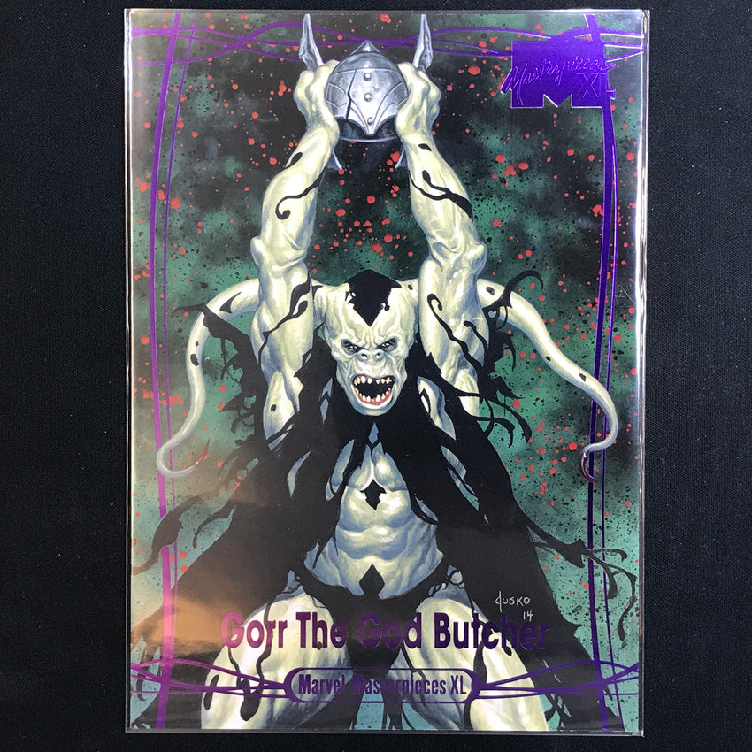 2024 Marvel Masterpieces XL GORR THE GOD BUTCHER Level 1 Epic Purple 88/199 #6
