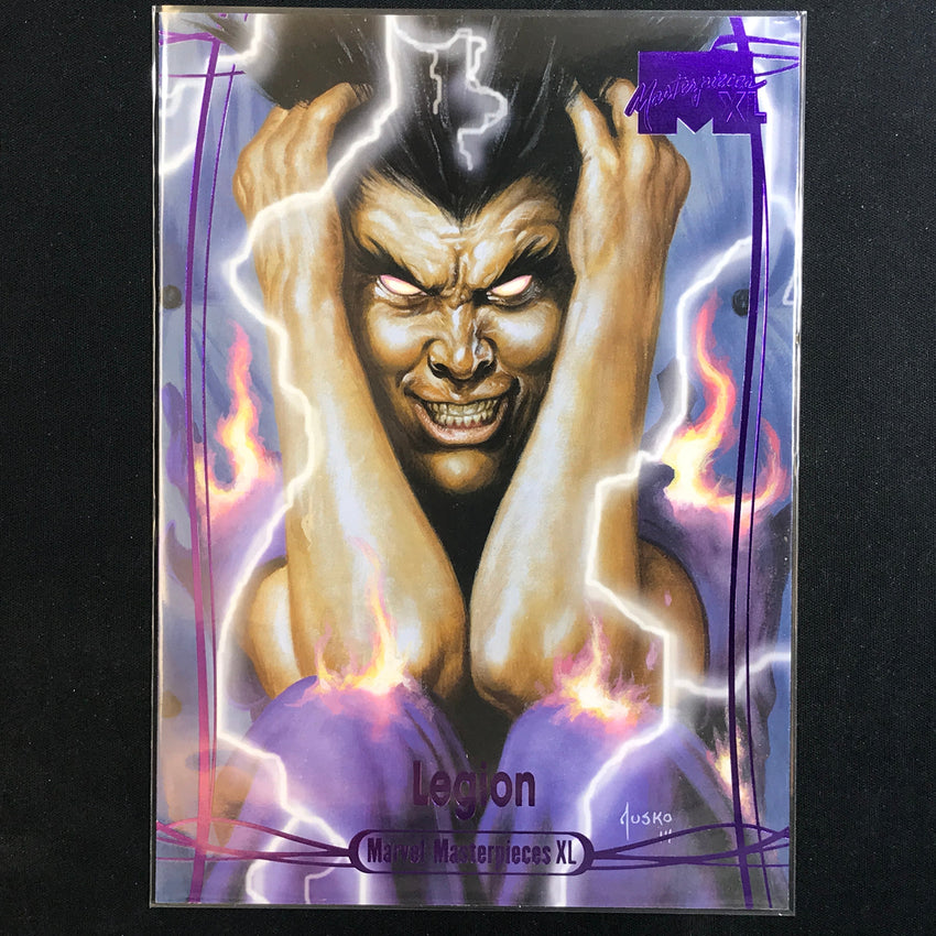 2024 Marvel Masterpieces XL LEGION Level 1 Epic Purple 139/199 #13