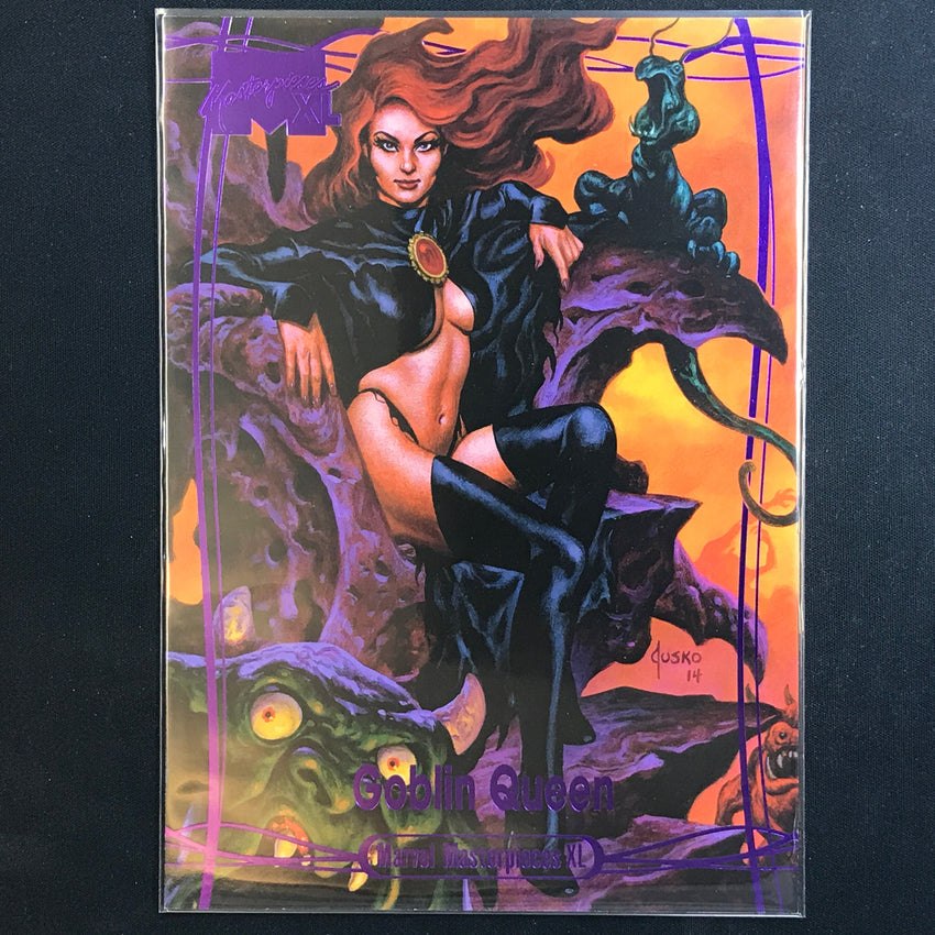 2024 Marvel Masterpieces XL GOBLIN QUEEN Level 1 Epic Purple 20/199 #22