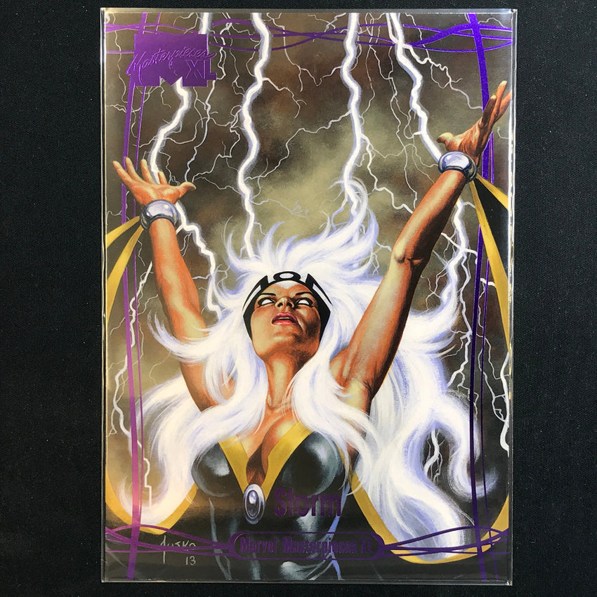 2024 Marvel Masterpieces XL STORM Level 3 Epic Purple 188/199 #61