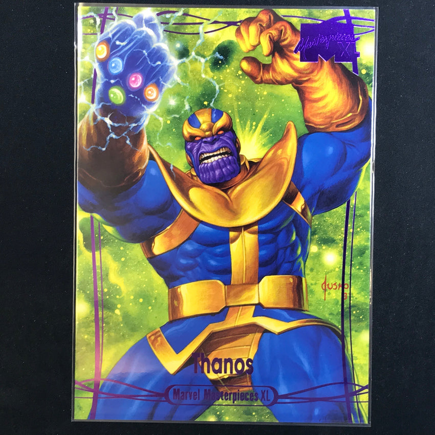 2024 Marvel Masterpieces XL THANOS Level 3 Epic Purple 36/199 #64