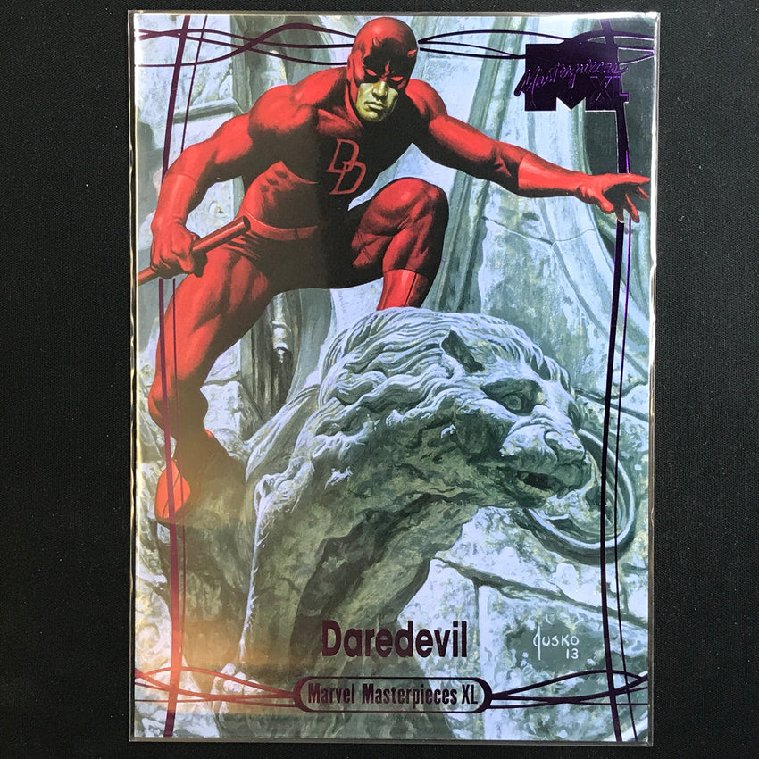 2024 Marvel Masterpieces XL DAREDEVIL Level 4 Epic Purple 155/199 #78