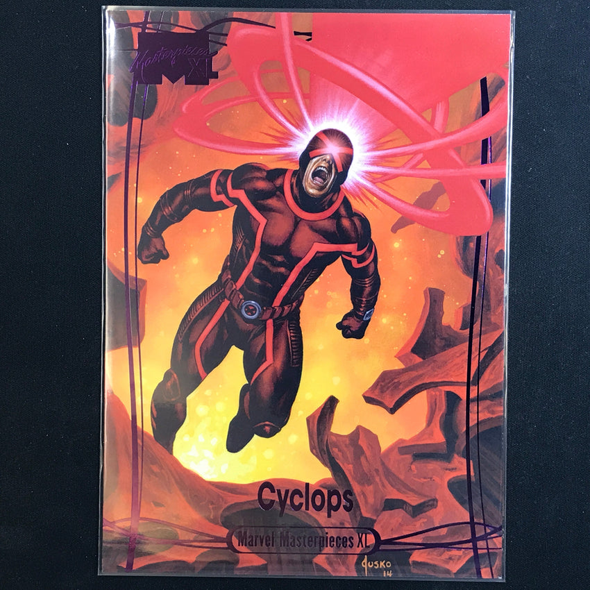 2024 Marvel Masterpieces XL CYCLOPS Level 4 Epic Purple 88/199 #79
