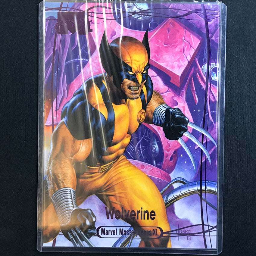 2024 Marvel Masterpieces XL WOLVERINE Level 5 Epic Purple 44/199 #89