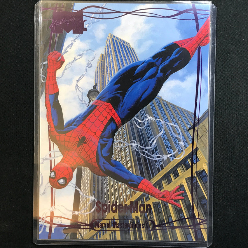 2024 Marvel Masterpieces XL SPIDER-MAN Level 5 Epic Purple 3/199 #90