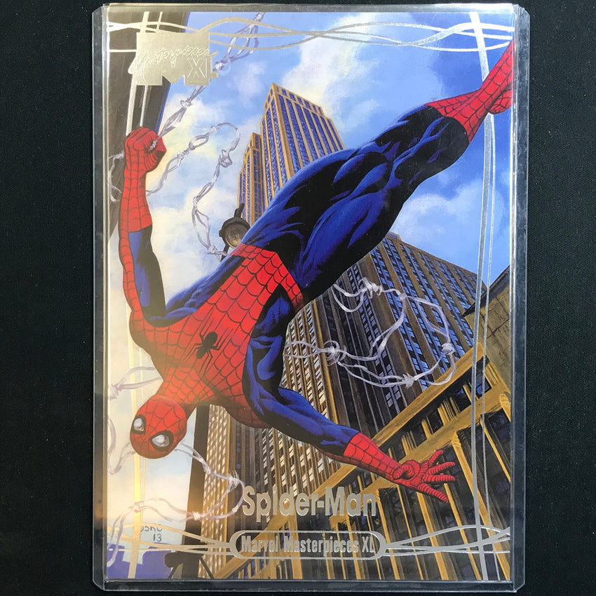 2024 Marvel Masterpieces XL SPIDER-MAN Silver Foil Variant 39/149 #90