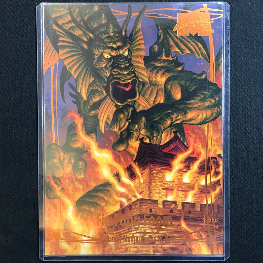 2024 Marvel Masterpieces XL FIN FANG FOOM Level 1 Legendary Orange 20/99 #3