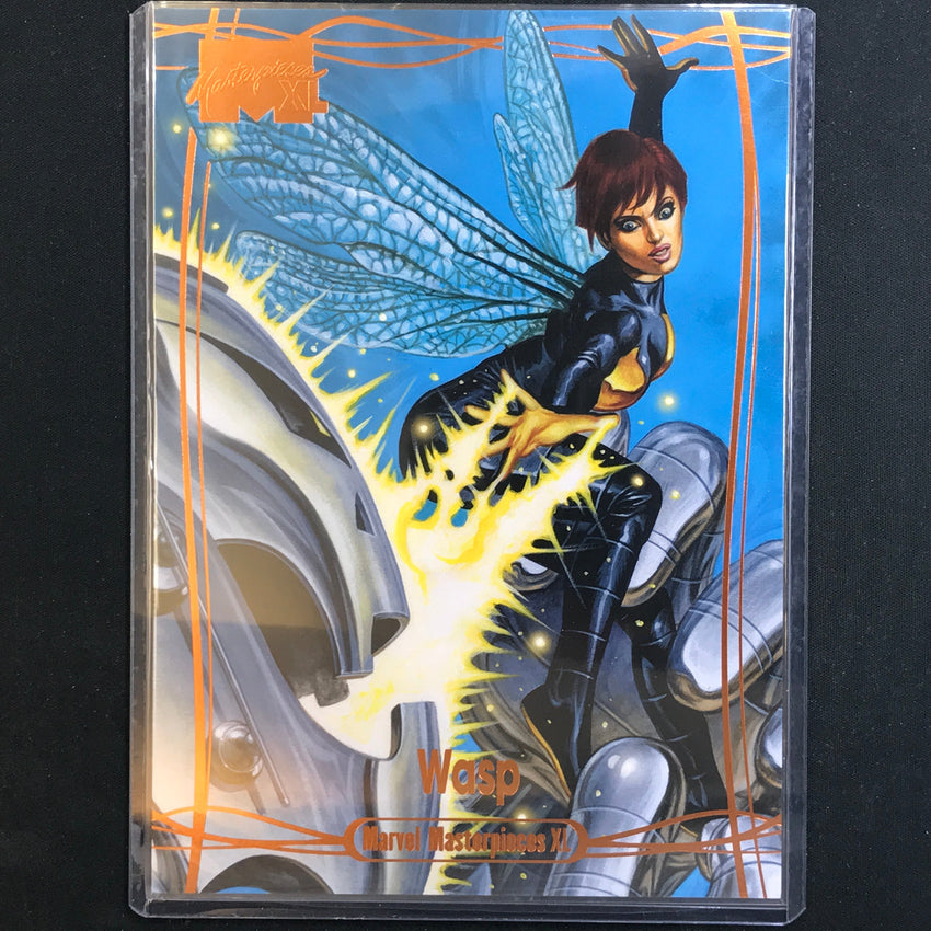 2024 Marvel Masterpieces XL WASP Level 2 Legendary Orange 81/99 #27