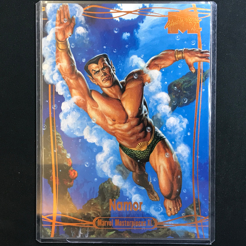 2024 Marvel Masterpieces XL NAMOR Level 3 Legendary Orange 12/99 #58