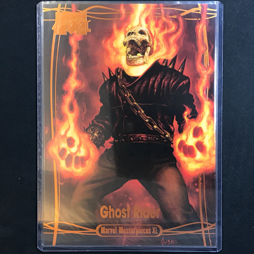 2024 Marvel Masterpieces XL GHOST RIDER Level 3 Legendary Orange 47/99 #68