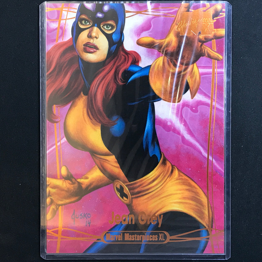 2024 Marvel Masterpieces XL JEAN GREY Level 3 Legendary Orange 10/99 #75
