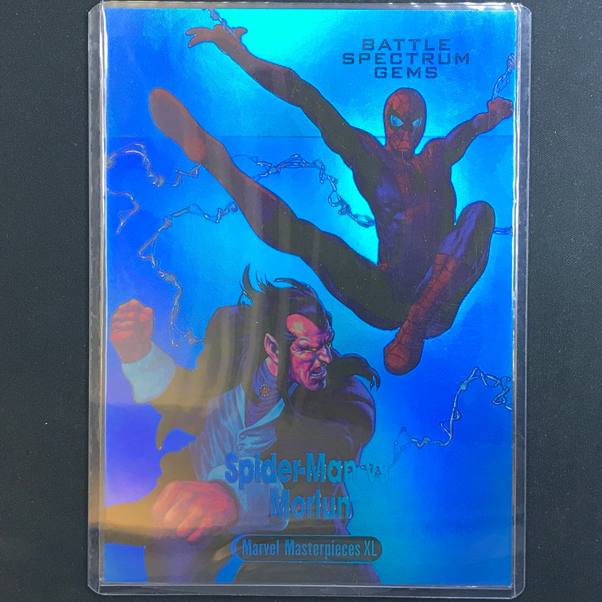 2024 Marvel Masterpieces XL SPIDER-MAN MORLUN Battle Spectrum Gems 87/99 #4