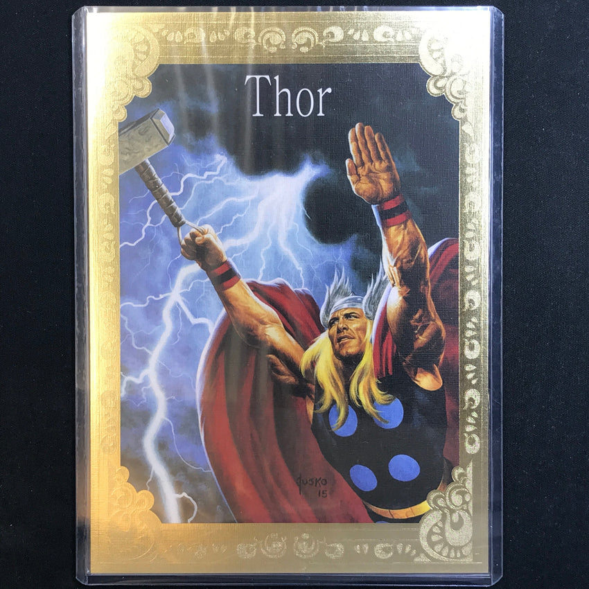 2024 Marvel Masterpieces XL THOR Canvas High Series Gallery 35/99