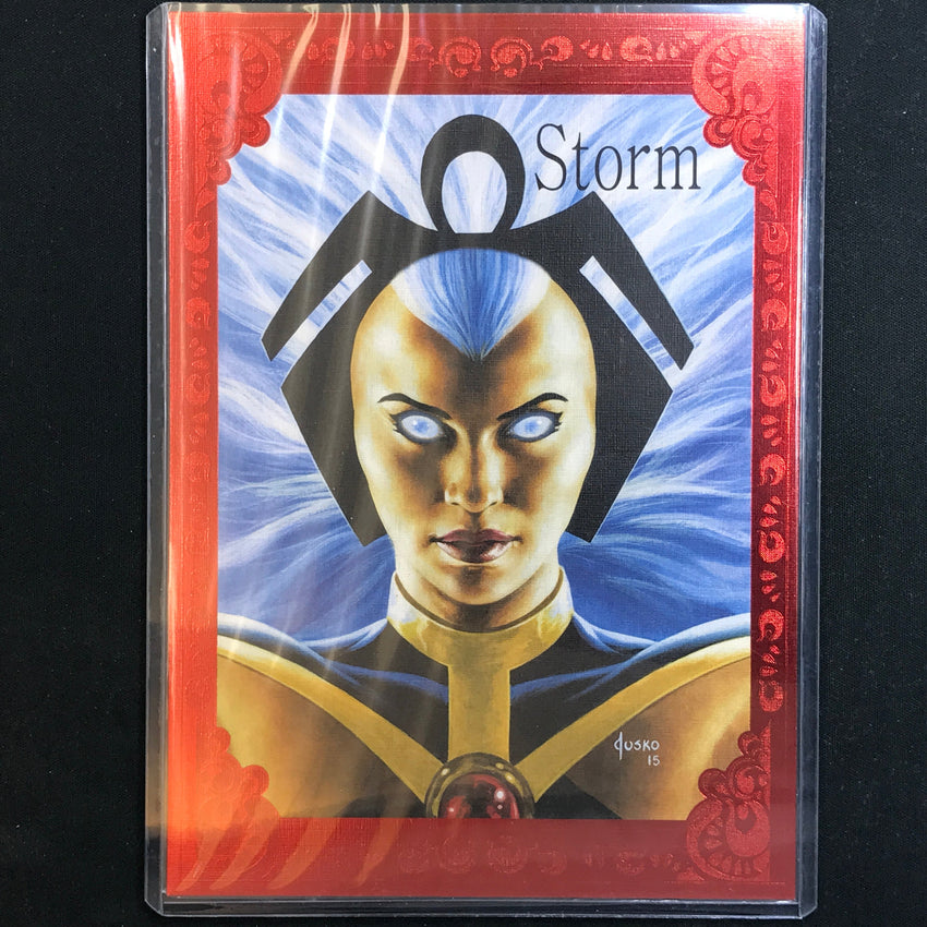 2024 Marvel Masterpieces XL STORM Canvas High Series Gallery Red 8/25