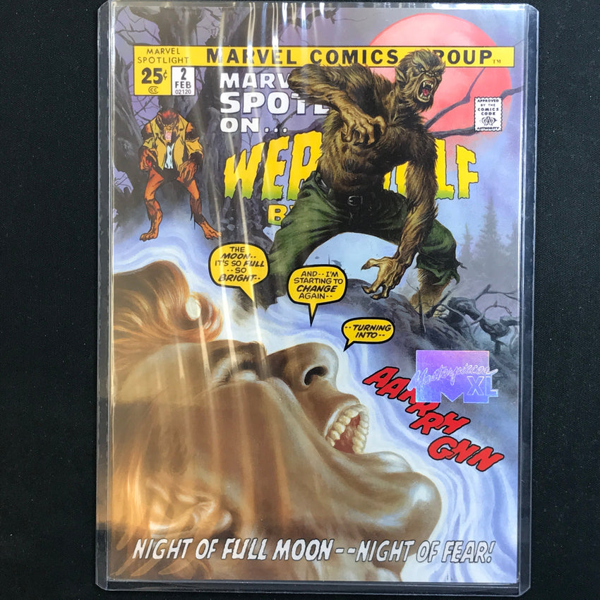 2024 Marvel Masterpieces XL WEREWOLF BY NIGHT What If Silver Spectrum 7/10 #4