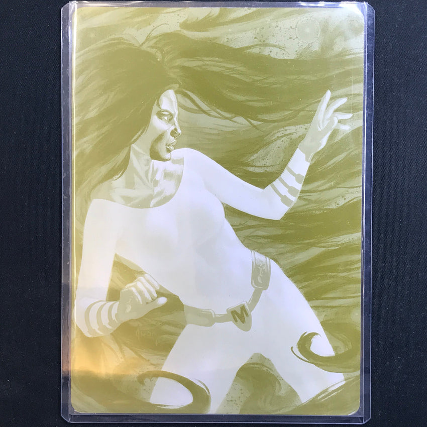 2024 Marvel Masterpieces XL MEDUSA Yellow Printing Plate 1/1 #11