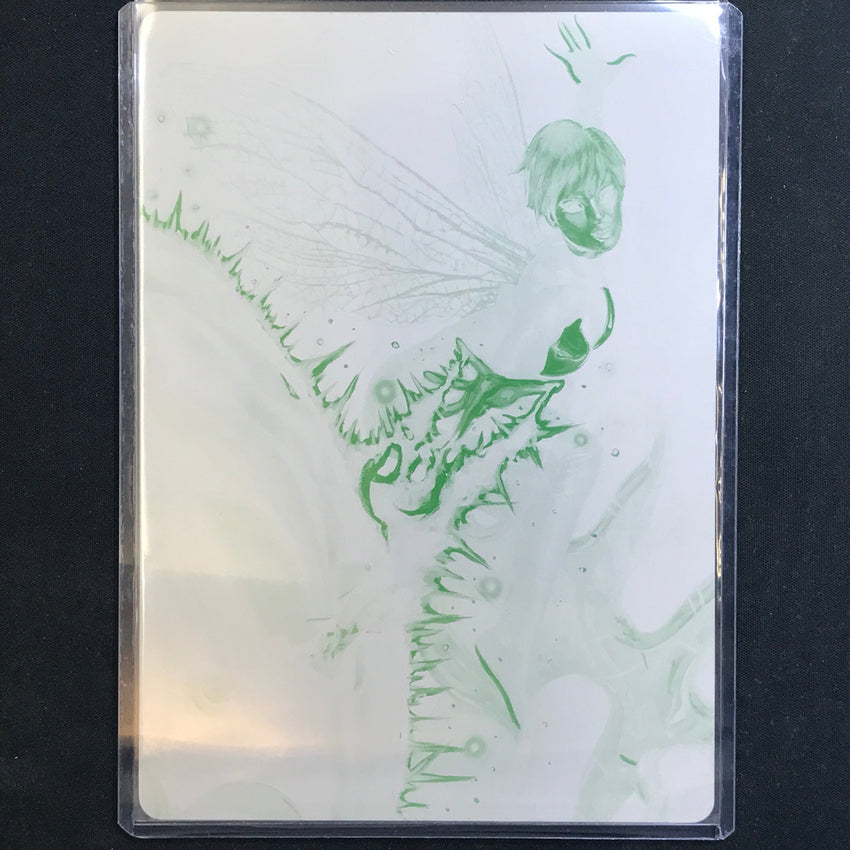 2024 Marvel Masterpieces XL WASP Yellow Printing Plate 1/1 #27