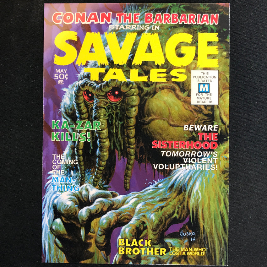 2024 Marvel Masterpieces XL MAN-THING What If Base Level 2 #30