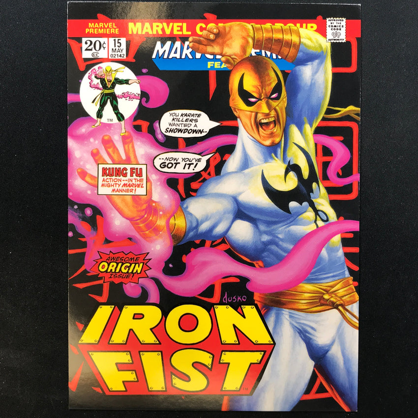 2024 Marvel Masterpieces XL IRON FIST What If Base Level 2 #32