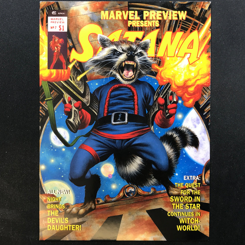 2024 Marvel Masterpieces XL ROCKET RACCOON What If Base Level 3 #51