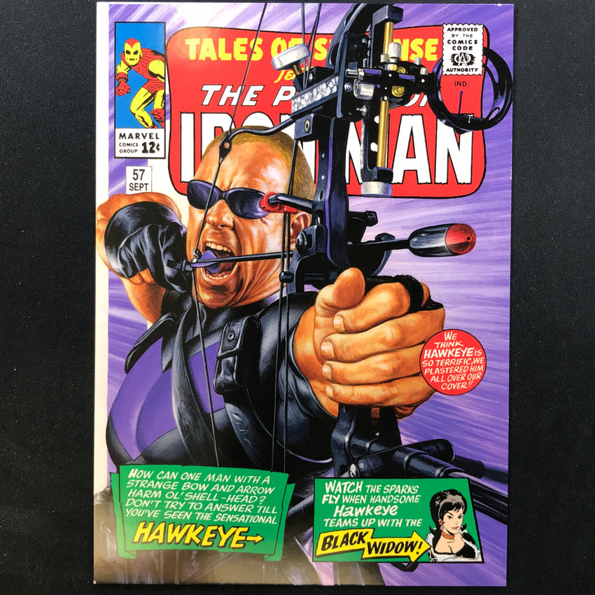 2024 Marvel Masterpieces XL HAWKEYE What If Base Level 3 #55