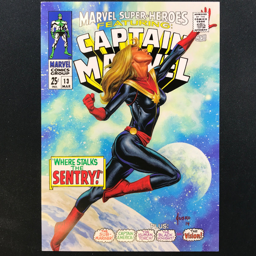 2024 Marvel Masterpieces XL CAPTAIN MARVEL What If Base Level 3 #69