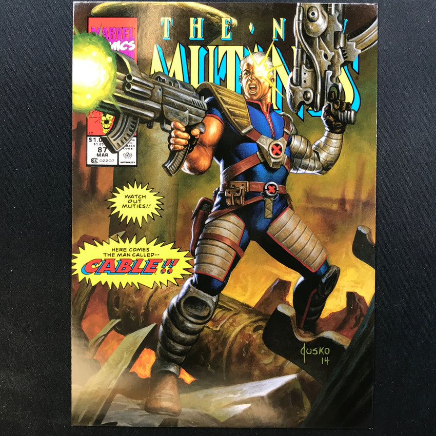 2024 Marvel Masterpieces XL CABLE What If Base Level 3 #71