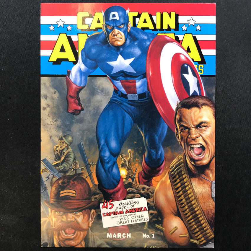 2024 Marvel Masterpieces XL CAPTAIN AMERICA What If Base Level 4 #80