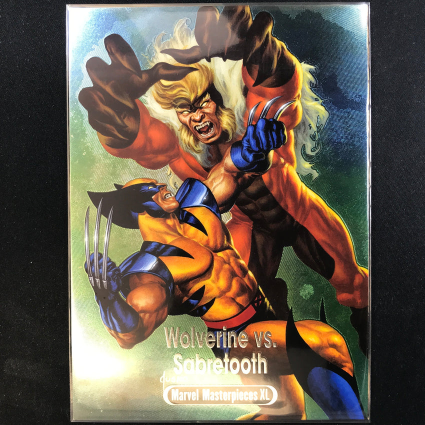 2024 Marvel Masterpieces XL WOLVERINE SABRETOOTH Battle Spectrum #2