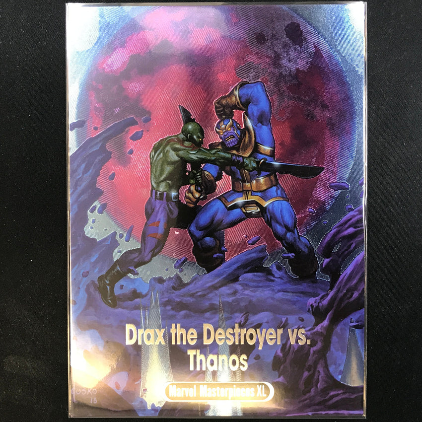2024 Marvel Masterpieces XL DRAX THE DESTROYER THANOS Battle Spectrum #8