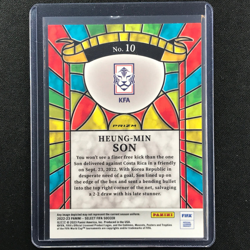 2022-23 Select Fifa Heung-min Son Stained Glass Silver Ssp No 10