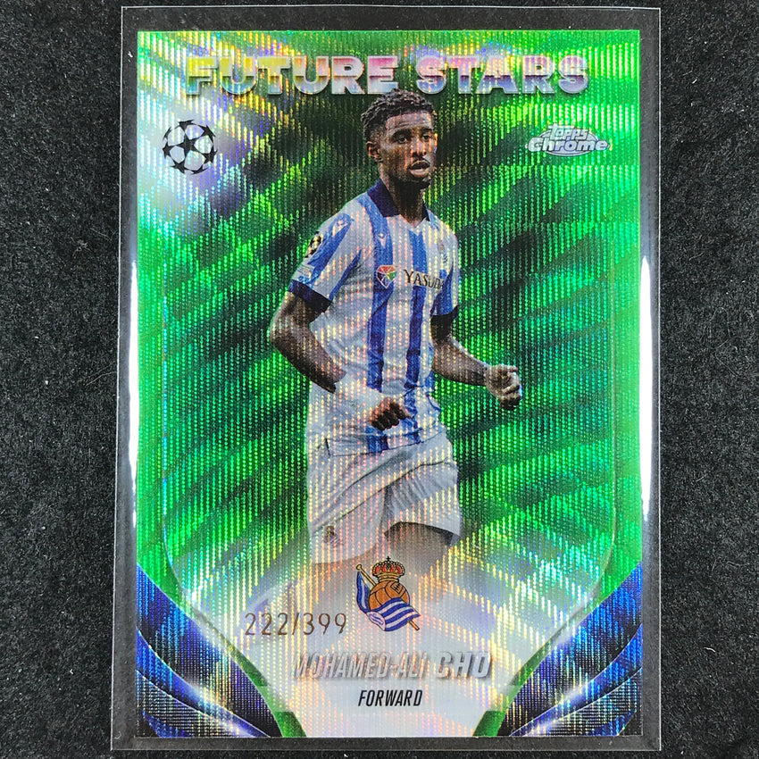 2023-24 Topps Chrome UEFA Club Comp MOHAMED-ALI CHO Future Stars Green 222/399
