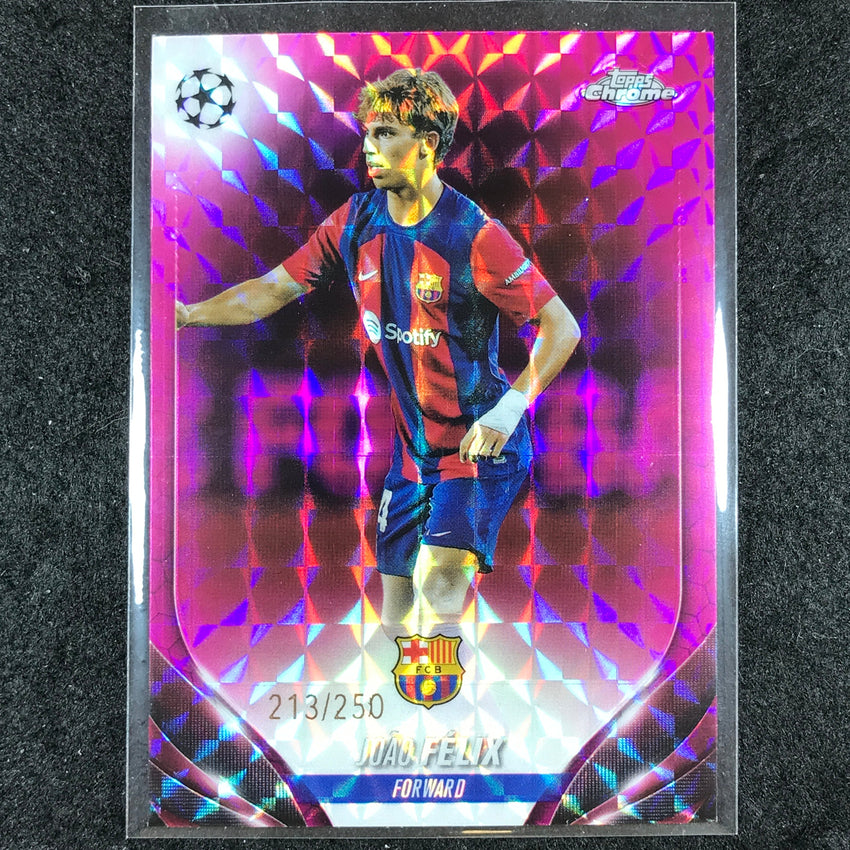 2023-24 Topps Chrome UEFA Club Comp JOAO FELIX Base Pink Geometric 213/250 #71
