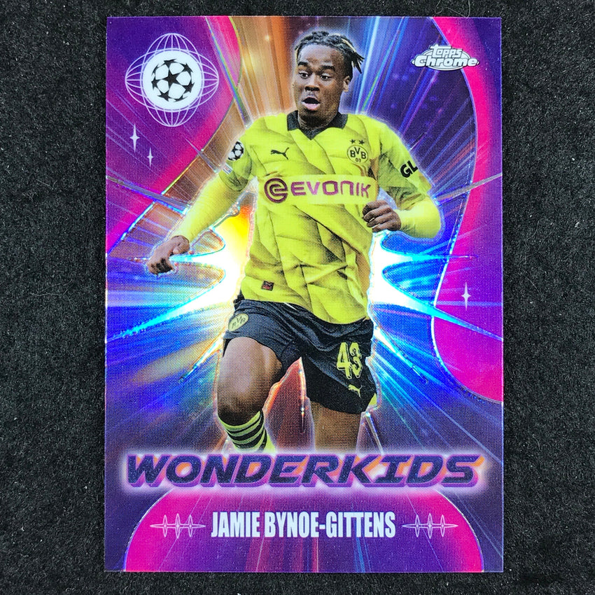 2023-24 Topps Chrome UEFA Club Comp JAMIE BYNOE-GITTENS Wonderkids Base #7