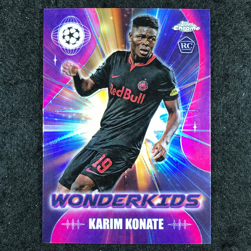 2023-24 Topps Chrome UEFA Club Comp KARIM KONATE Wonderkids Rookie Base #8