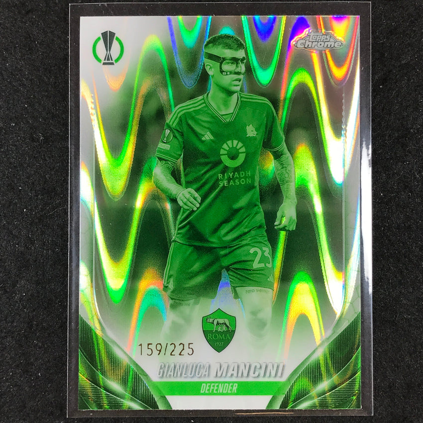 2023-24 Topps Chrome UEFA Club Comp GIANLUCA MANCINI Night Vision Wave 159/225
