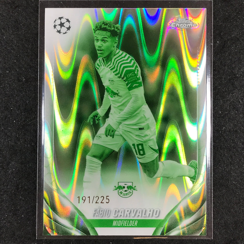 2023-24 Topps Chrome UEFA Club Comp FABIO CARVALHO Night Vision Ray Wave 191/225